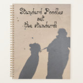Standard Poodles setzen die Standards Planer (Vorderseite)