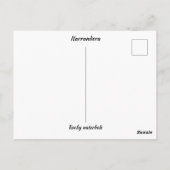 Standard Postkarte (Rückseite)