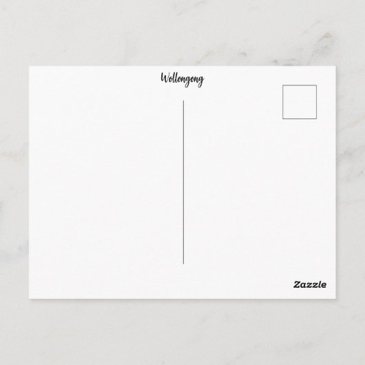 standard postkarte (Rückseite)