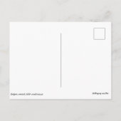 Standard Postkarte (Rückseite)