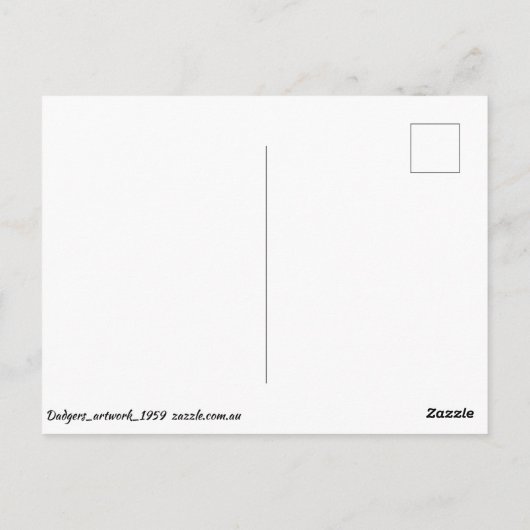 Standard Postkarte (Rückseite)