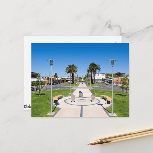 Standard-Postkartenhalsglanz Postkarte (Vorderseite/Rückseite Beispiel)