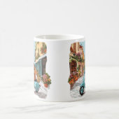 Standard Pudel Hund fährt Roller Kaffeetasse (Mittel)