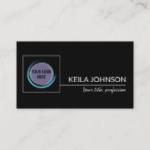 Standard-QR-Geschäftslogo Visitenkarte (Vorderseite)