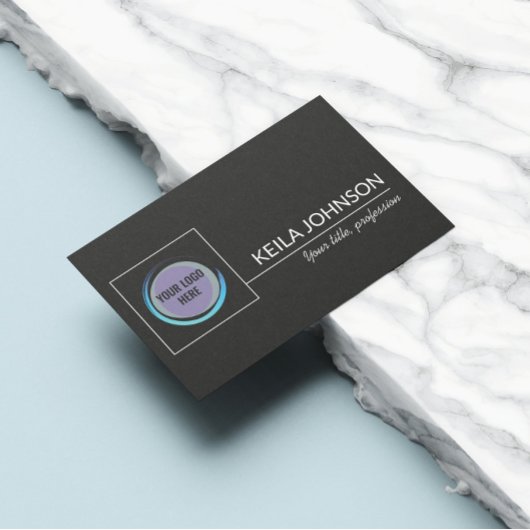 Standard-QR-Geschäftslogo Visitenkarte