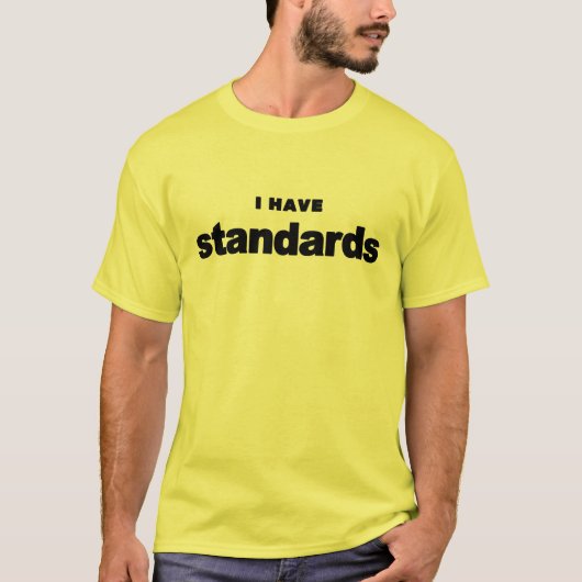 Standard-Regel! T-Shirt (Vorderseite)