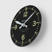 Standard Retro U.S. Army Aircraft Clock Runde Wanduhr (Winkel)