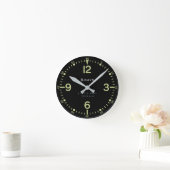 Standard Retro U.S. Army Aircraft Clock Runde Wanduhr (Zuhause)