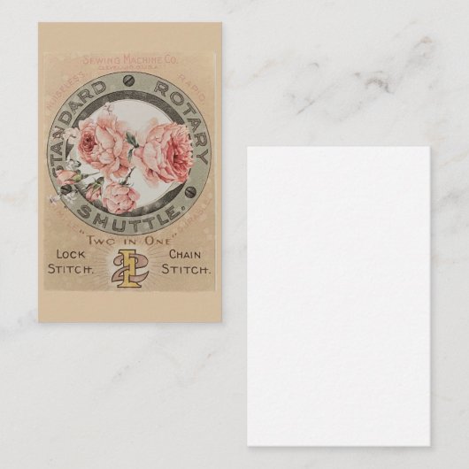 Standard Rotary Smutters Spring Vintag Visitenkarte (Vorne/Hinten)