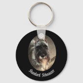 Standard Schnauer Schlüsselkette Schlüsselanhänger (Vorderseite)