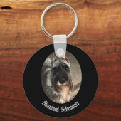 Standard Schnauer Schlüsselkette Schlüsselanhänger (Vorderseite)