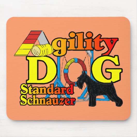 Standard_Schnauzer_Agility Mousepad (Vorne)