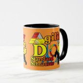 Standard_Schnauzer_Agility Tasse (VorderseiteRechts)