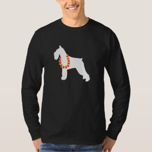 Standard Schnauzer Aloha Hawaiian Lei Dog T-Shirt