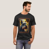 Standard Schnauzer Blume Mama W T-Shirt (Vorne ganz)