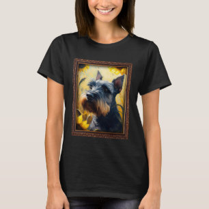Standard Schnauzer Blume Mama W T-Shirt