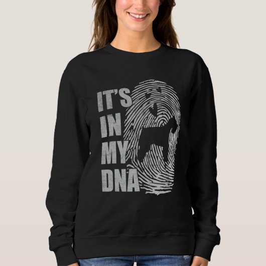 Standard Schnauzer DNA Dog Mom Dad Dog Sweatshirt (Vorderseite)