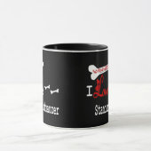 Standard Schnauzer (I Liebe) Tasse (Zentrum)