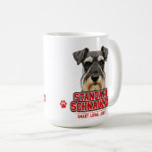 🐾 Standard Schnauzer Liebhaber Stolz 🐾 Kaffeetasse (VorderseiteRechts)