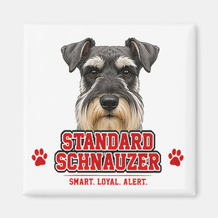 🐾 Standard Schnauzer Liebhaber Stolz 🐾 Magnet