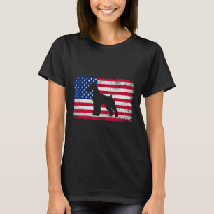 Standard Schnauzer Lover 4. Juli Patriotic Ame T-Shirt