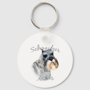 Standard Schnauzer Mama 2 Schlüsselanhänger