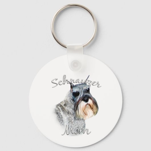 Standard Schnauzer Mama 2 Schlüsselanhänger (Vorderseite)