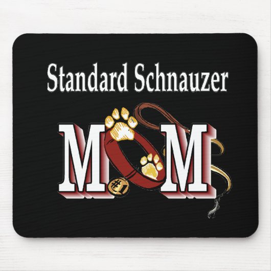 Standard Schnauzer MAMA Geschenke Mousepad (Vorne)