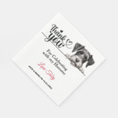 Standard Schnauzer Papier Serviette (Ecke)