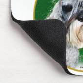 Standard Schnauzer Peace Mousepad (Ecke)