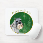Standard Schnauzer Peace Mousepad (Mit Mouse)