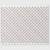 Standard Schnauzer Santa Paws Geschenkpapier (Flach)