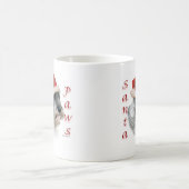 Standard Schnauzer Santa Paws Kaffeetasse (Mittel)