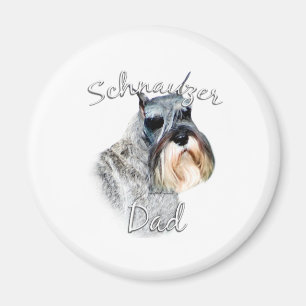 Standard Schnauzer Vater 2 Magnet