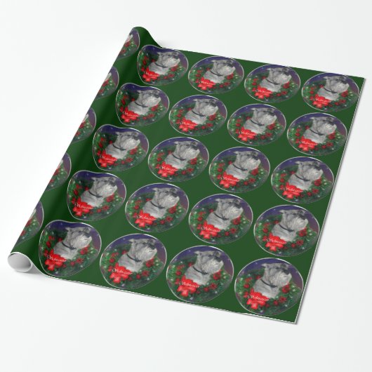 Standard Schnauzer Weihnachten Geschenkpapier (Ungerollt)