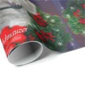 Standard Schnauzer Weihnachten Geschenkpapier (Rolleneckpunkt)
