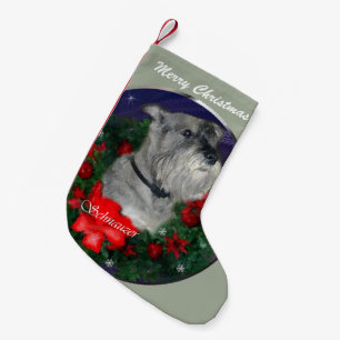 Standard Schnauzer Weihnachten Kleiner Weihnachtsstrumpf