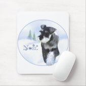 Standard Schnauzer Weihnachten Mousepad (Mit Mouse)