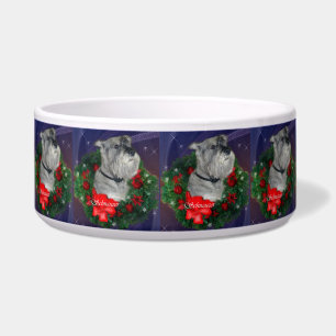 Standard Schnauzer Weihnachten Napf