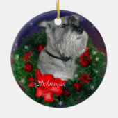 Standard Schnauzer Weihnachtsgeschenke Ornament (Hinten)