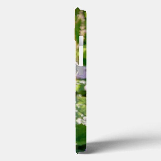 Standard Schnauzer Welpe im blühenden Garten -  Case-Mate iPhone Hülle (Rückseite / Links)