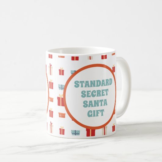 Standard Secret Santa Gift Kaffeetasse (VorderseiteRechts)