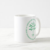 Standard Size Green Simon's Rock Siegel Tasse (VorderseiteRechts)