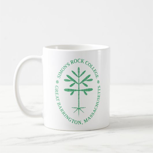 Standard Size Green Simon's Rock Siegel Tasse (Links)