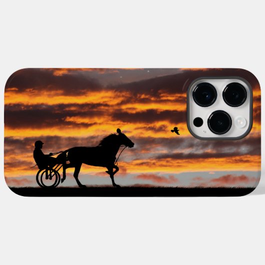 Standard-Trotting-Racehorse Case-Mate iPhone Hülle (Rückseite (Horizontal))