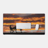 Standard-Trotting Racehorse Desk Mat Schreibtischunterlage (Tastatur & Maus)