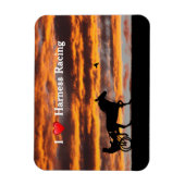 Standard Trotting Racehorse Flexible Magnet (Vertikal)