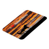 Standard Trotting Racehorse Flexible Magnet (Linke Seite)