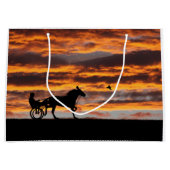 Standard-Trotting-Racehorse-Geschenktasche Große Geschenktüte (Vorderseite)