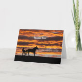 Standard-Trotting-Racehorse-Grußkarte Karte (Vorderseite)